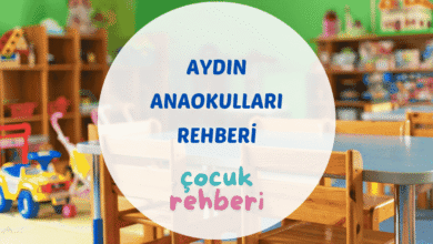 Aydın Efeler'de anaokulu bahçesinde oynayan çocuklar ve renkli oyun alanı görünümü