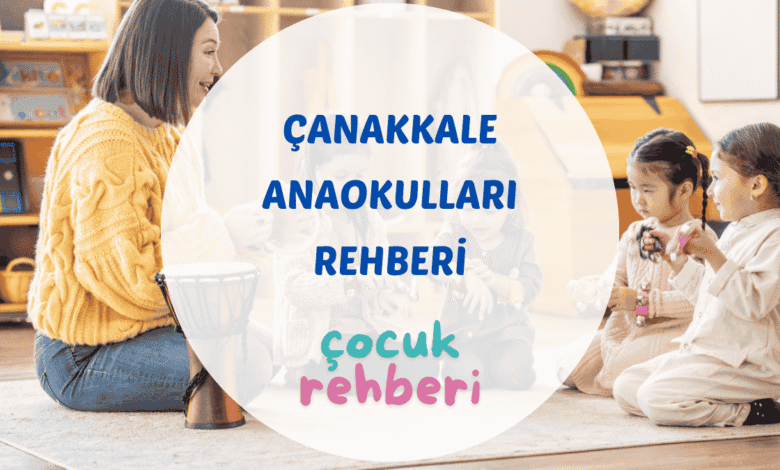 Çanakkale anaokulllarında çocukların sınıf içi etkinlik ve oyun anlarından bir kare