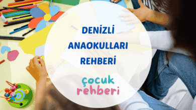 Denizli'deki anaokulu sınıflarında çocukların etkinlik sırasında gülümseyen yüzleri