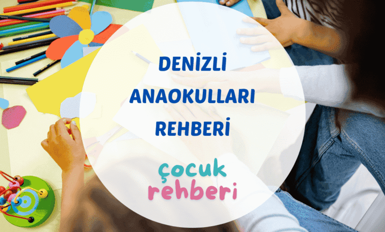 Denizli'deki anaokulu sınıflarında çocukların etkinlik sırasında gülümseyen yüzleri