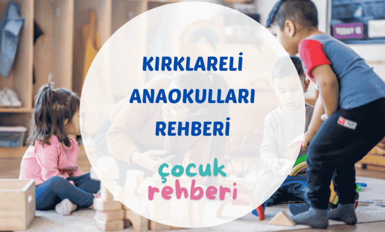 Kırklareli anaokullarında çocukların oyun ve eğitim etkinliklerine katıldığı renkli bir sınıf ortamı