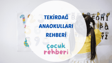 Tekirdağ'da çocukların oyun saatinde anaokulu bahçesinde vakit geçirdiği bir an