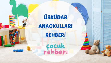 Üsküdar anaokulllarında çocuklar sınıf ortamında öğretmenleriyle birlikte etkinlik yapıyor