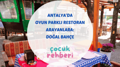 Antalya oyun parklı restoran doğal bahçe ve palyaço etkinliği Begonvil Plus