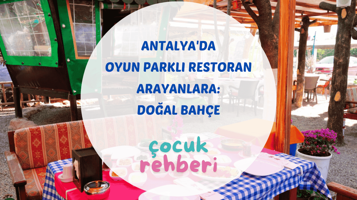 Antalya oyun parklı restoran doğal bahçe ve palyaço etkinliği Begonvil Plus